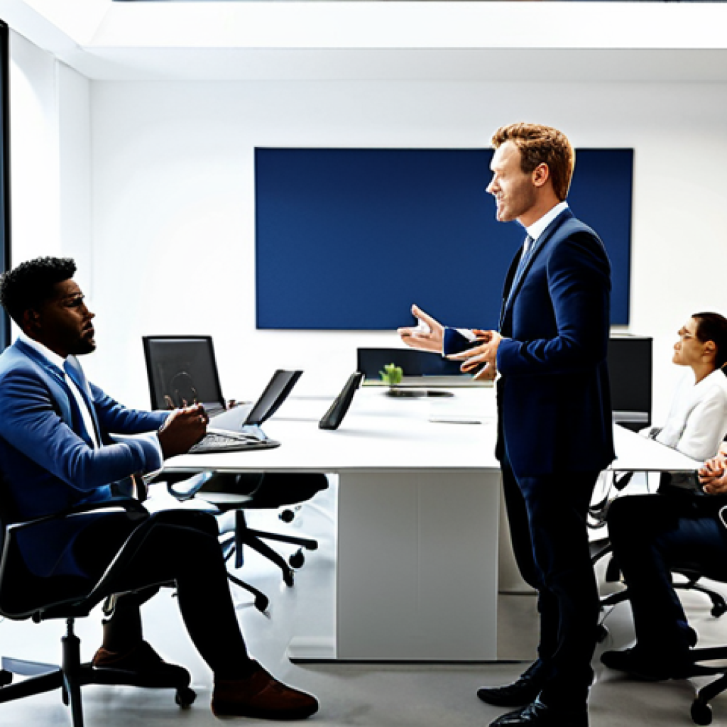 브랜드 커뮤니케이션 직무와 업무 자동화 - **Prompt:** "A diverse team collaborating in a modern office, brainstorming brand strategies, fully ...